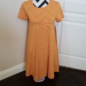 Lularoe Pumpkin Spice Carly Dress NWT
